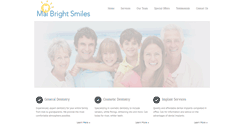 Desktop Screenshot of maibrightsmiles.com